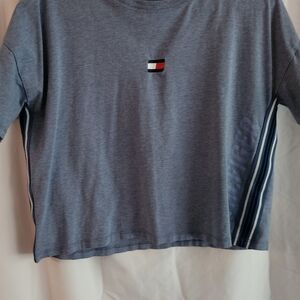 Tommy Hilfiger Kids Gray Tee with Logo